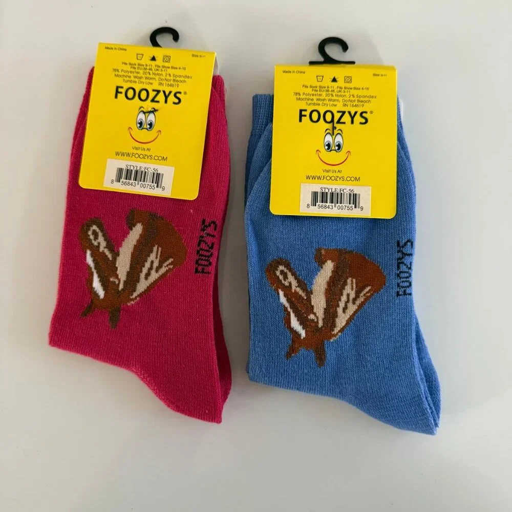 Horse Head Horses Horseshoe Equine Mare Riding 2 Pairs Foozys Women's Socks